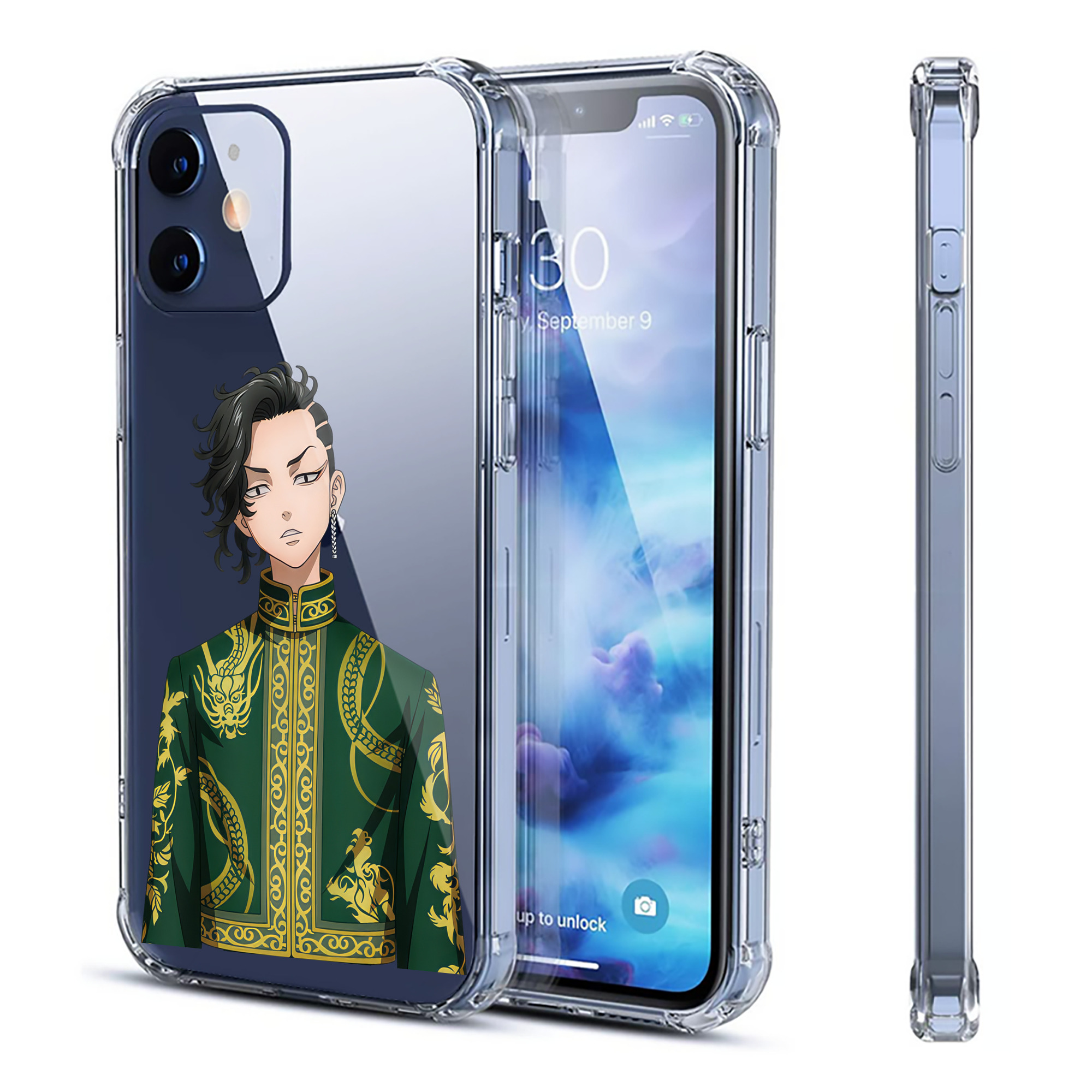 （画像用） 東京リベンジャーズ Tokyo Revengers 【iPhone 12シリーズ対応】透明スマホケース（クリアソフトケース）